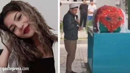 Feci kazada hayatını kaybeden kız, gelinlik ve duvakla uğurlandı!