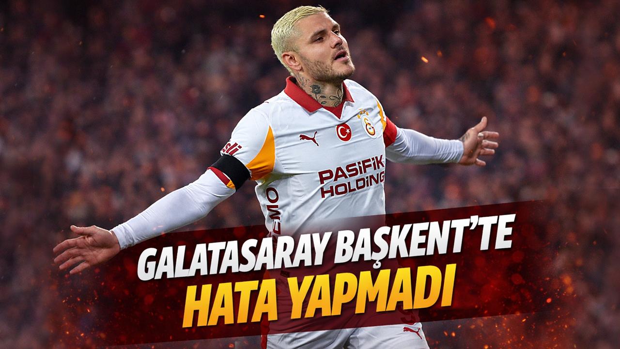 Galatasaray deplasmanda Gençlerbirliği'ni mağlup etti!