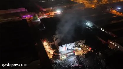 Kayseri OSB’de Sünger Fabrikasında Yangın Paniği