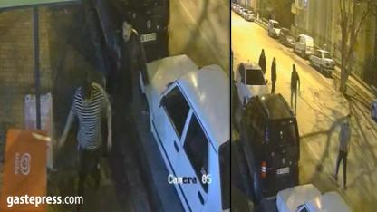 Kayseri’de Bıçaklı Kavga Kamerada: 2 Yaralı!