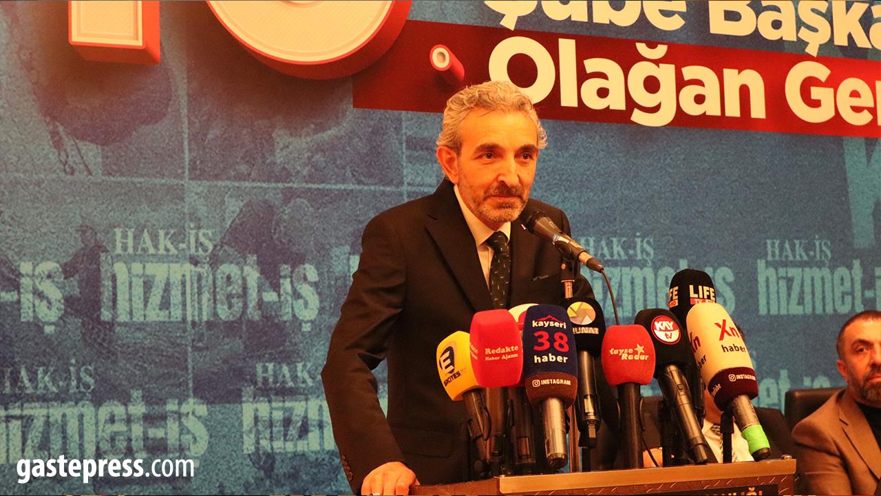Kayseri’de Hizmet-İş Sendikası Genel Kurulu: Yavuz Navruz Güven Tazeledi!
