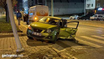 Kayseri’de otomobil ile panelvan çarpıştı: 1 yaralı!