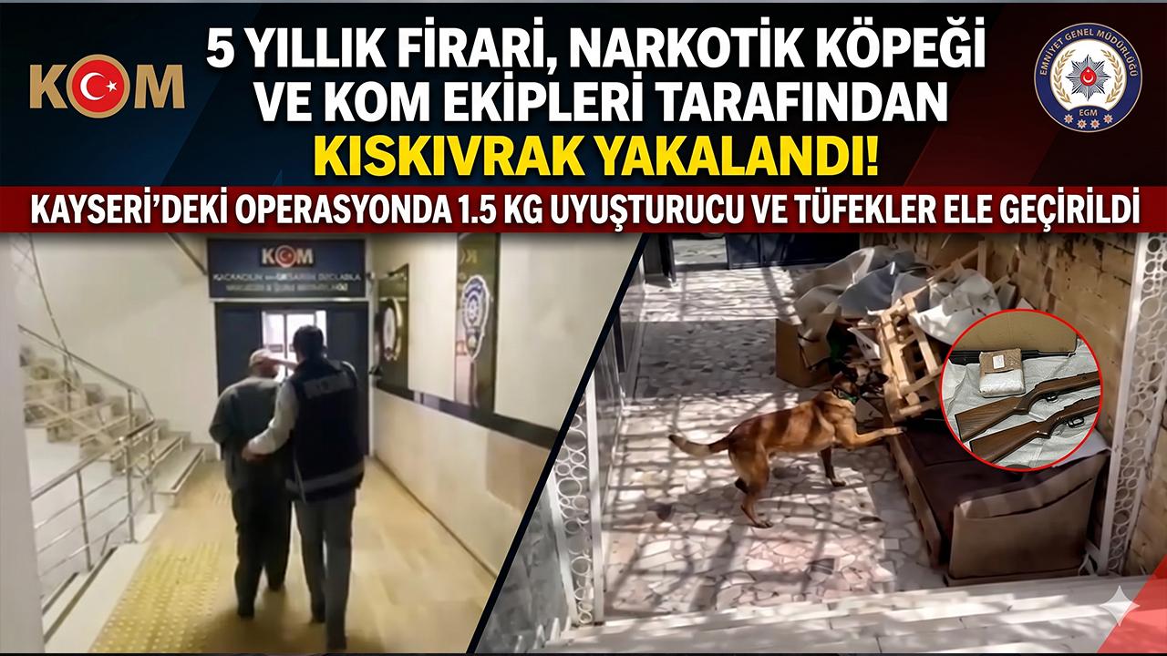 Kayseri'de Silah Ticareti Operasyonu: 5 Yıl Hapis Cezası Bulunan Firari Yakalandı!