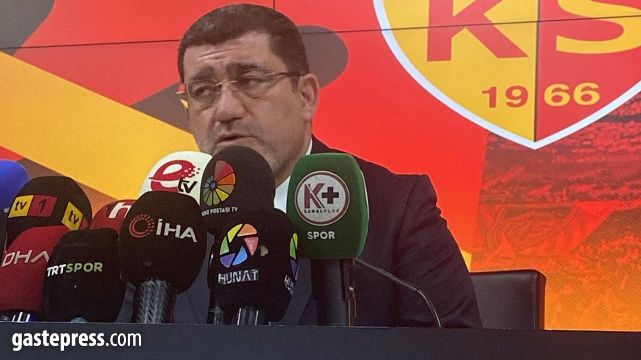 Kayserispor Başkanı Açıkalın: Oynadıkları oyuna, vermedikleri mücadeleye kızıyorum!
