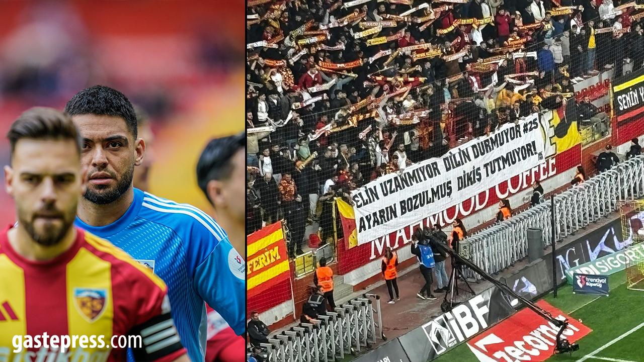 Kayserispor Taraftarından Bilal Bayazit’e Sert Tepki: “Elin uzamıyor, dilin durmuyor”