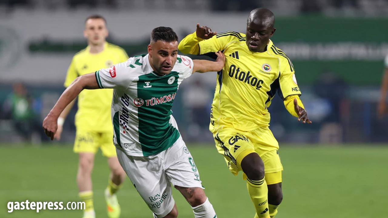 Konyaspor Yarı Finalde! Fenerbahçe Türkiye Kupası'na veda etti!