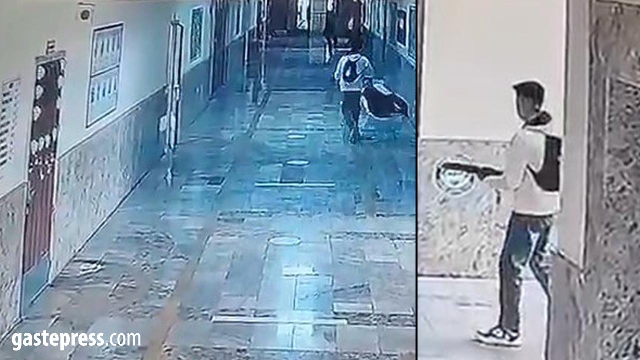 Lisede Dehşet Anları Kamerada: 16 Kişi Yaralandı!