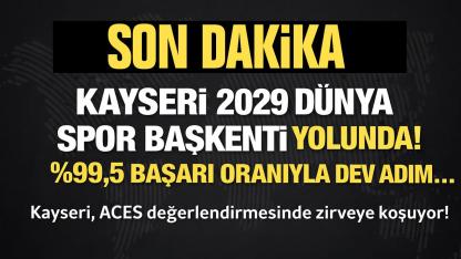 SON DAKİKA | Kayseri 2029 Dünya Spor Başkenti Yolunda Dev Adım!