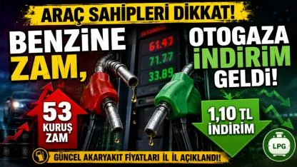 Araç sahipleri dikkat! Benzine zam, otogaza indirim geldi!