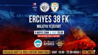 Başkan Büyükkılıç’tan Erciyes 38 FK Maçı İçin Destek Çağrısı!