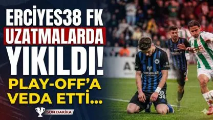 Erciyes38 FK Uzatmalarda Yıkıldı! Play-Off’a Veda Etti!