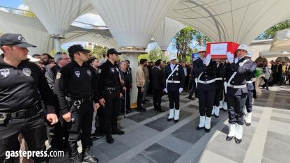 Gazi polis Kaya, son yolculuğuna uğurlandı!