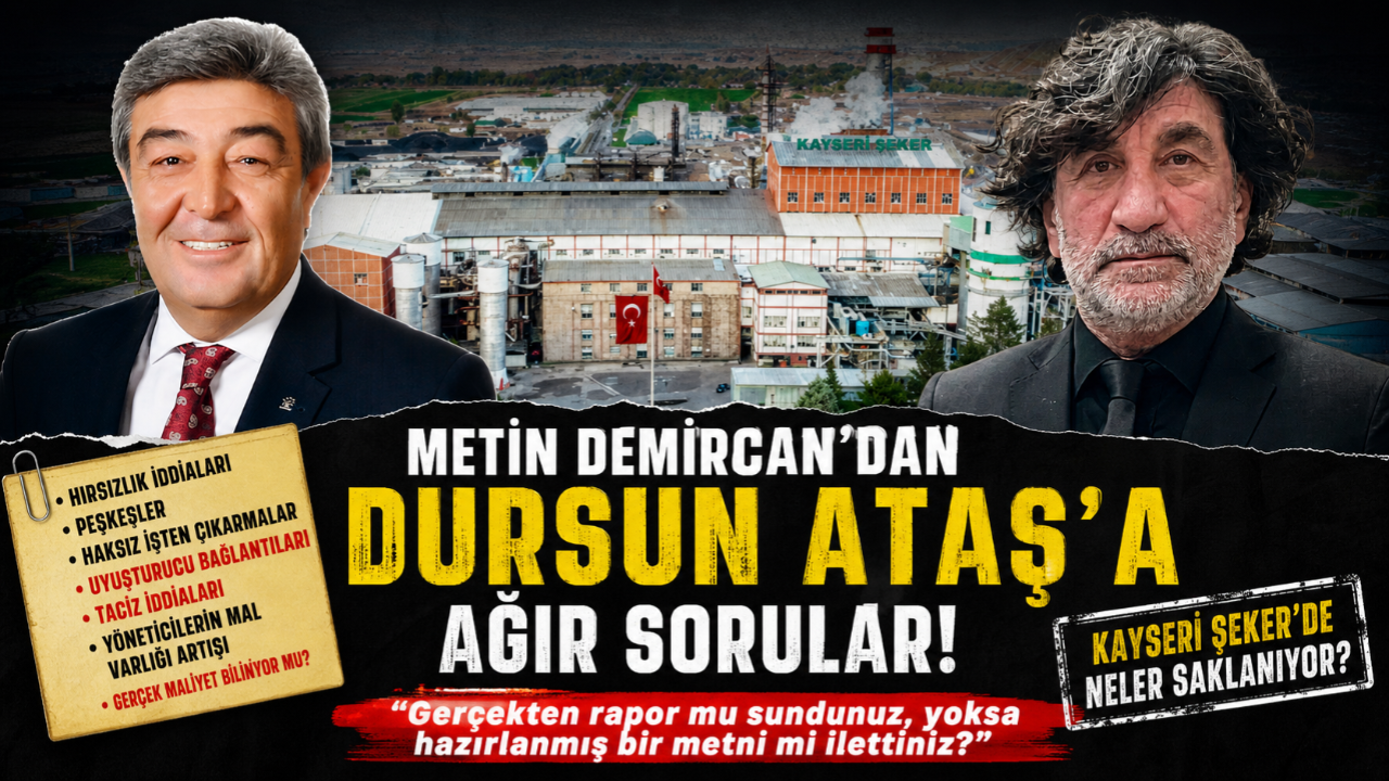 Metin Demircan’dan Dursun Ataş’a Ağır Sorular!