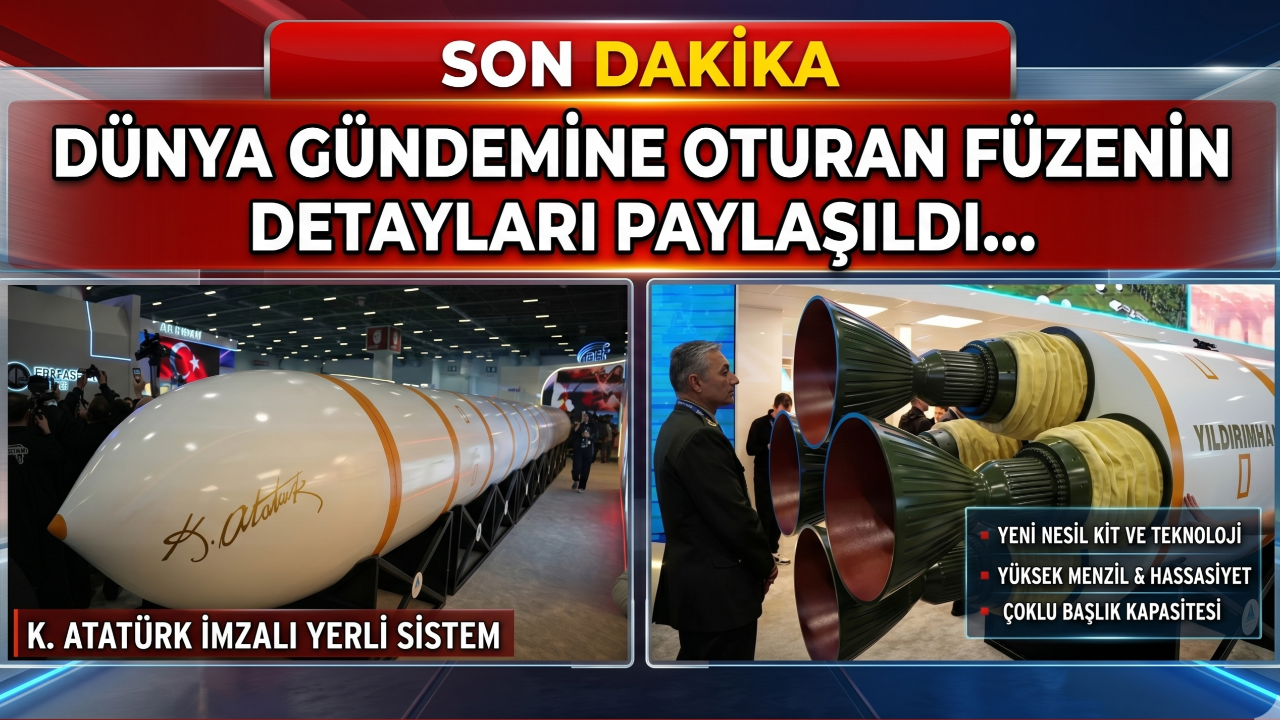 MSB’den YILDIRIMHAN açıklaması! Dünya gündemine oturan füzenin detayları paylaşıldı!