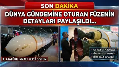 MSB’den YILDIRIMHAN açıklaması! Dünya gündemine oturan füzenin detayları paylaşıldı!