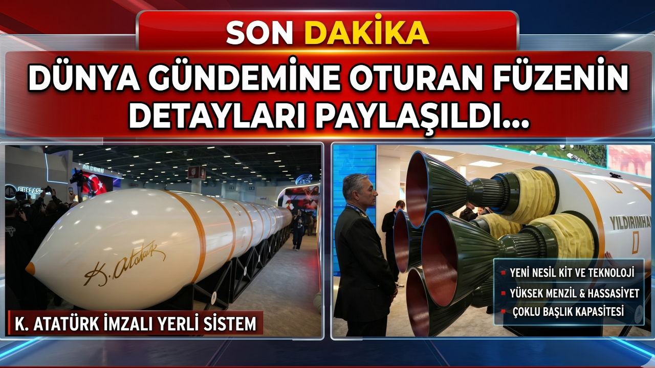 MSB’den YILDIRIMHAN açıklaması! Dünya gündemine oturan füzenin detayları paylaşıldı!
