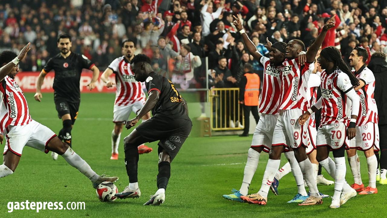 Samsun’da Şok! Galatasaray’a 4 Gollü Darbe!