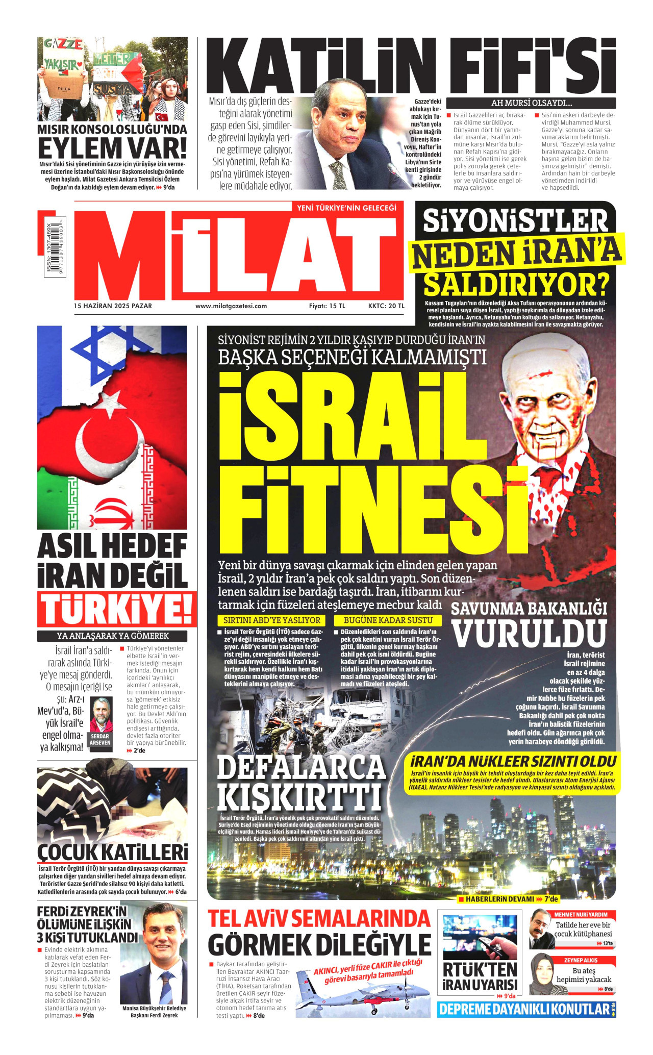MİLAT Gazete Manşeti