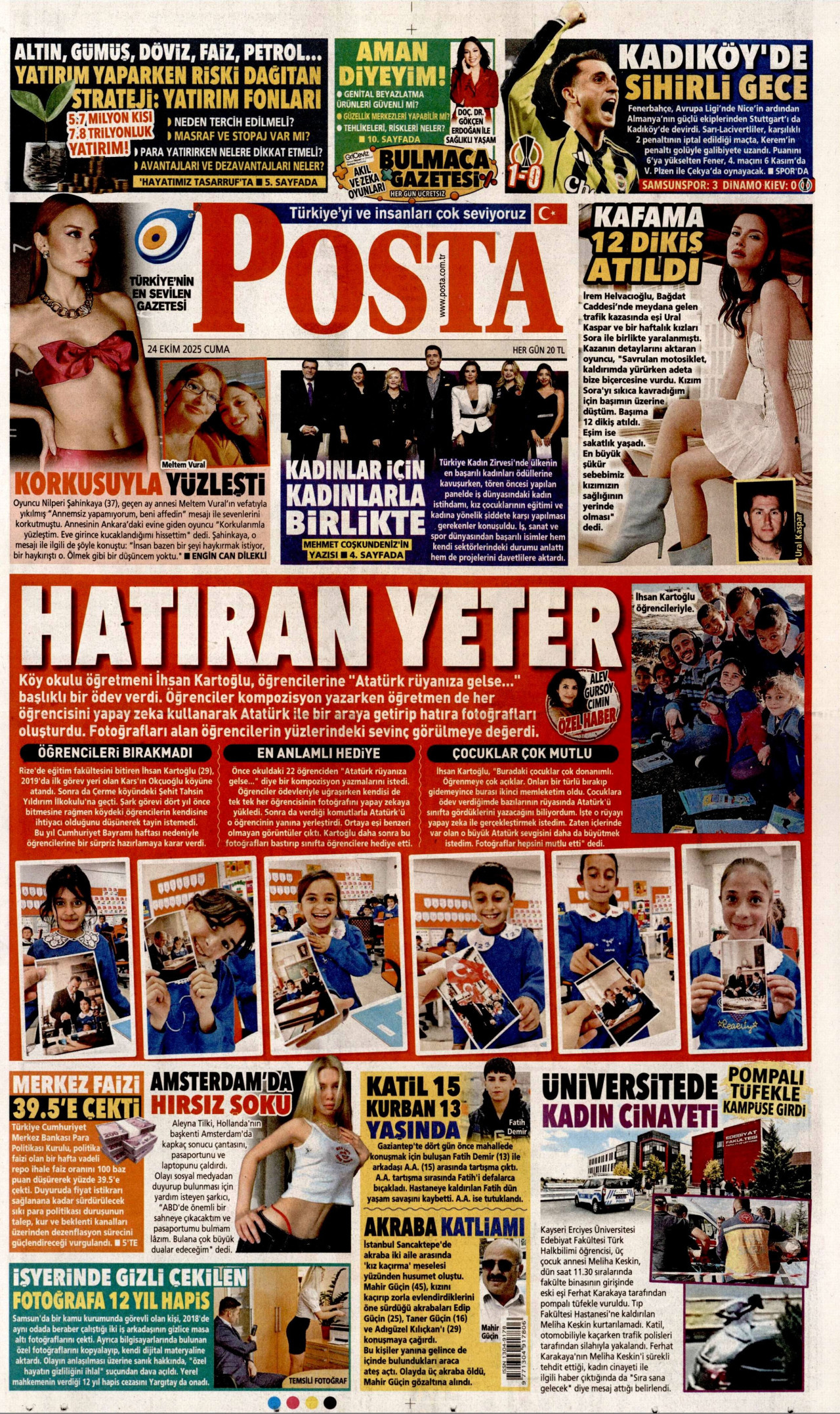 POSTA Gazete Manşeti