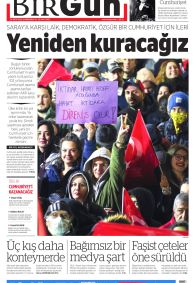 BİRGÜN Gazete Manşeti
