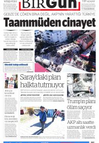 BİRGÜN Gazete Manşeti