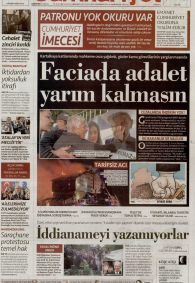 CUMHURİYET Gazete Manşeti