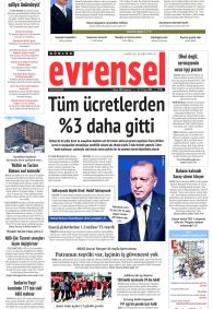 EVRENSEL Gazete Manşeti