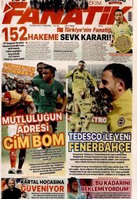 FANATİK Gazete Manşeti
