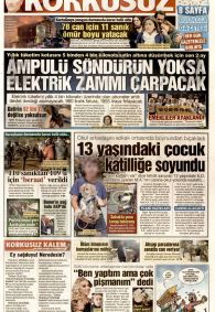 KORKUSUZ Gazete Manşeti