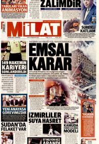 MİLAT Gazete Manşeti