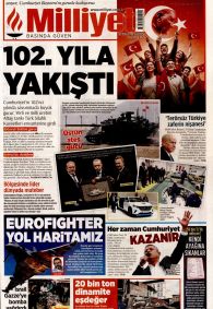 MİLLİYET Gazete Manşeti