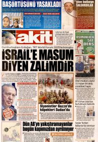 YENİ AKİT Gazete Manşeti