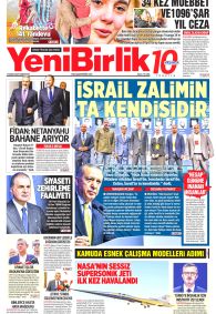 YENİBİRLİK Gazete Manşeti