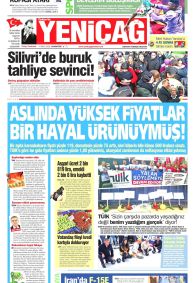 Yeniçağ Gazetesi Gazete Manşeti