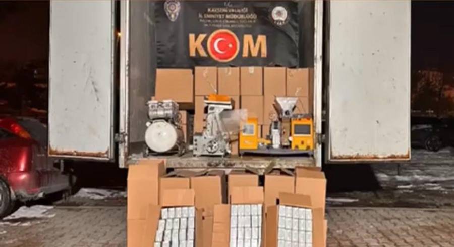 Kayseri'de kaçak sigara operasyonu: 1 gözaltı!