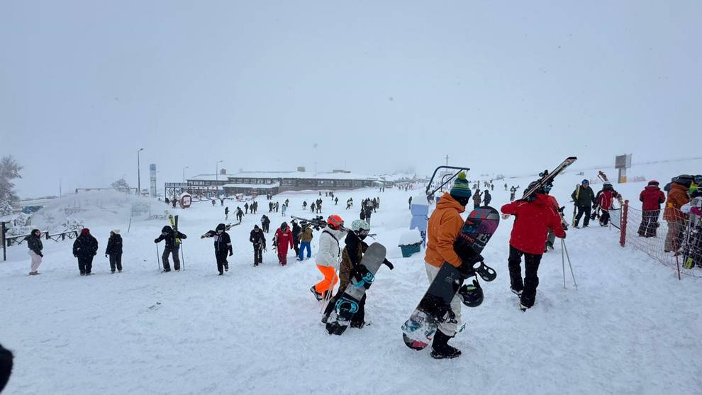 Kayseri'de kar güzelliği!