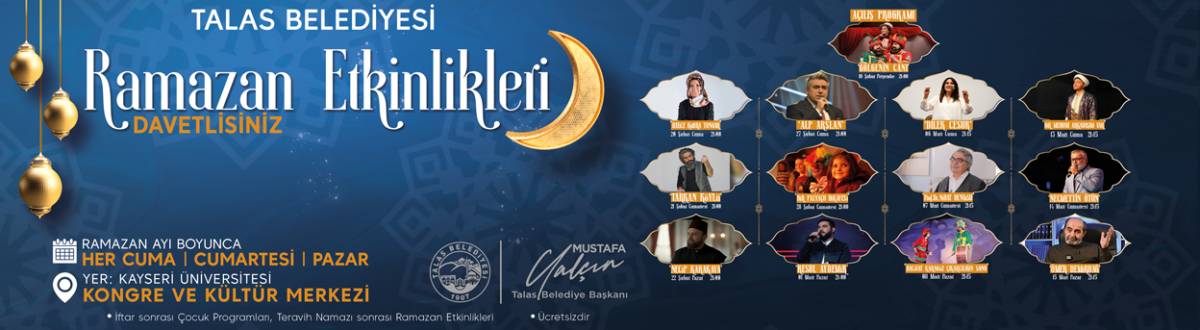 TALAS BELEDİYESİ RESMİ REKLAMI