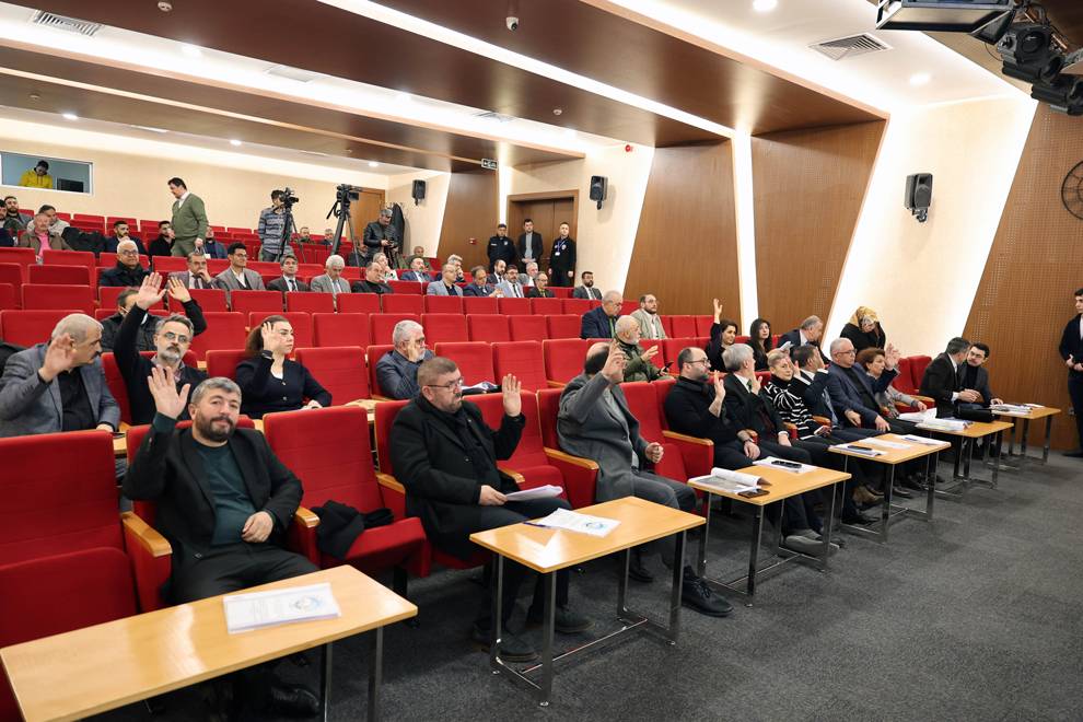 Talas Belediye Meclisi’nde oy birliği, yatırımda kararlılık!