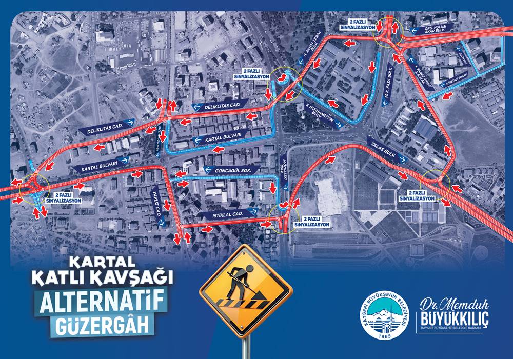 Kartal Kavşağı Kapanıyor: İşte Sürücüler İçin Alternatif Güzergahlar!