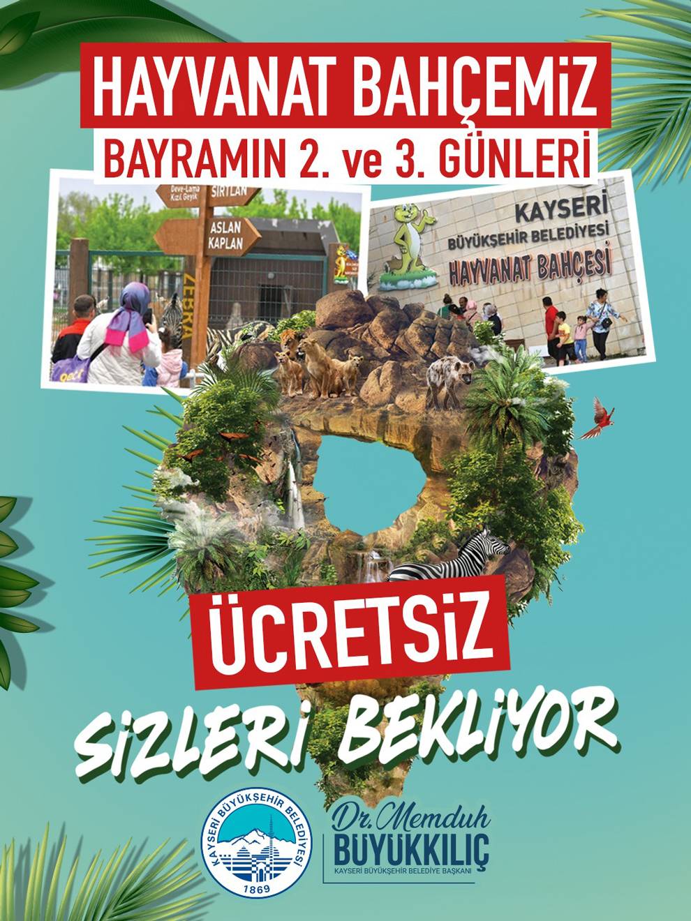 Hayvanat Bahçesi bayramda ücretsiz!
